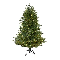 5ft. Pre-Lit Wyoming Spruce Artificial Christmas Tree with Clear LED Lights 