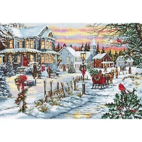 Luca-S Christmas Eve Counted Cross Stitch Kit
