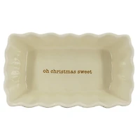 8" x 4.5" Gingerbread Tree Ceramic Baking Dish by Ashland®