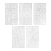 Groovy Letters Iron-On Transfers by Make Market