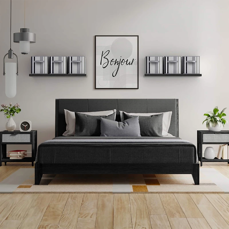 Sorbus 11" Black & Gray Foldable Storage Cubes, 6ct.