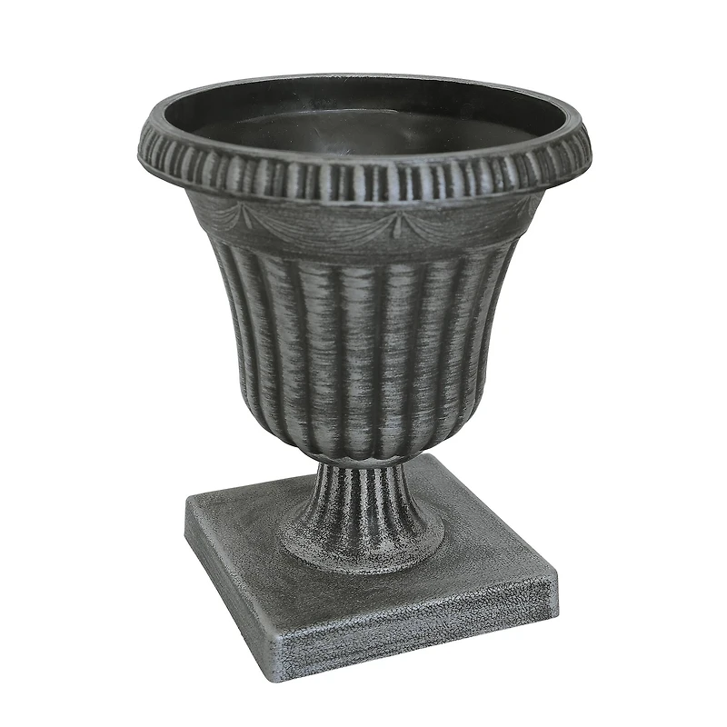 6 ft. Pre-Lit Potted Glitter Artificial Tree, Clear Lights