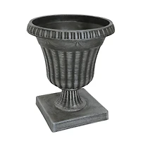 6 ft. Pre-Lit Potted Glitter Artificial Tree, Clear Lights