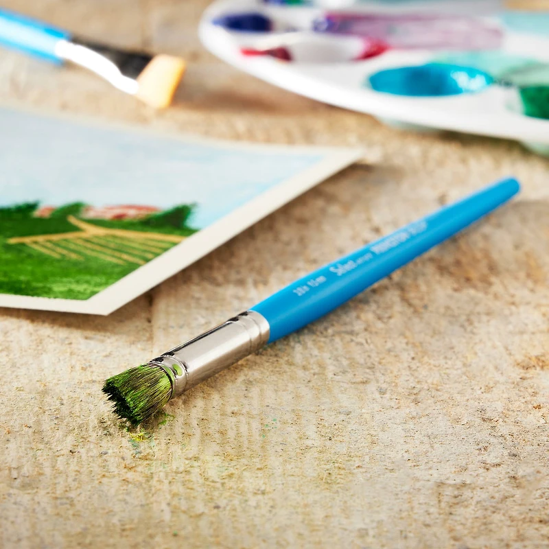 Princeton™ Select™ Artiste Series 3750 Short Handle Deerfoot Stippler Brush