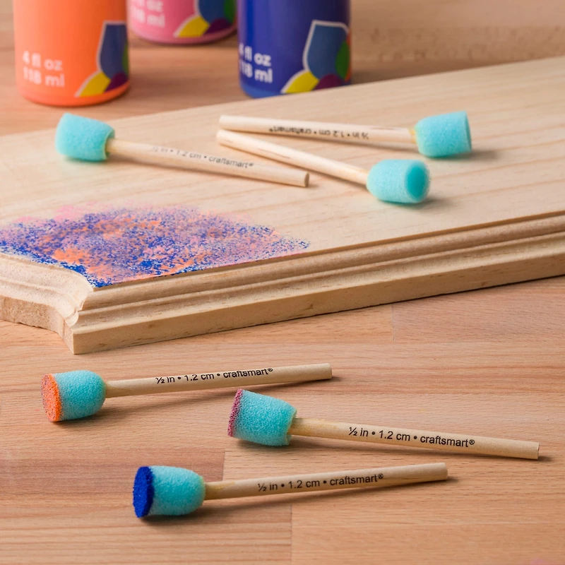 6 Pack: 1/2" Foam Stippler Set by Craft Smart®