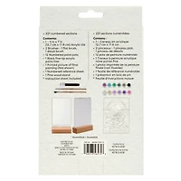 Stained Glass Rose Paint-by-Number Acrylic Surface Kit by Artist's Loft®