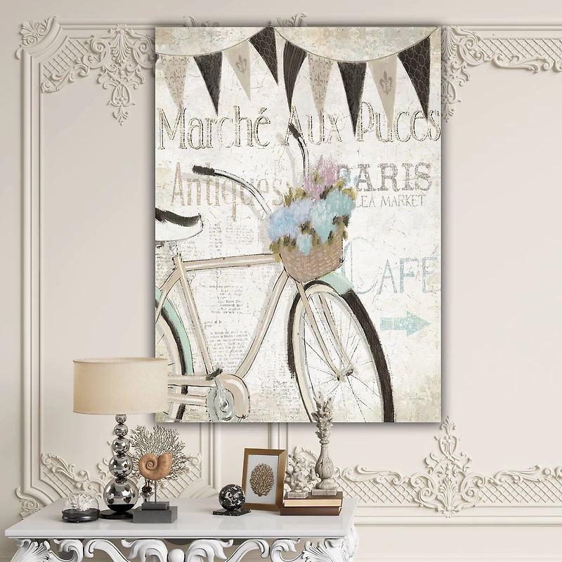 Designart - French Bicycle Flea Market I