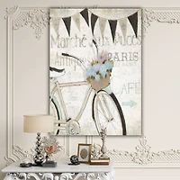 Designart - French Bicycle Flea Market I