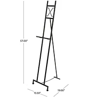 4.75ft. Black Metal Easel