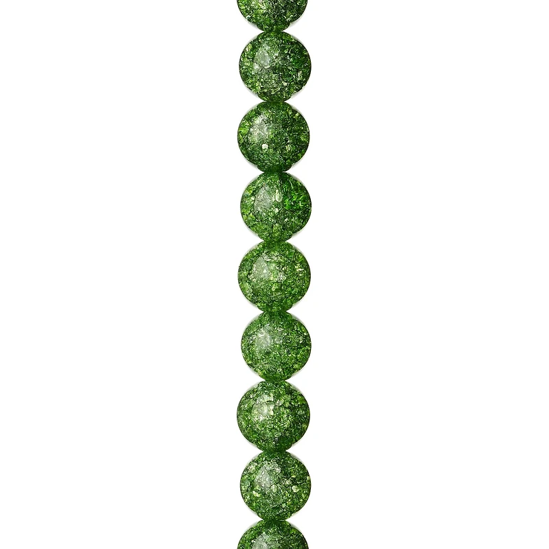 12 Packs: 19 ct. (228 total) Green Crackled Quartz Round Beads, 10mm by Bead Landing™