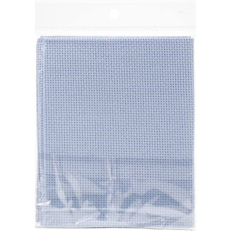 Design Works™ Light Blue Aida 14 Count Cotton Cross Stitch Fabric