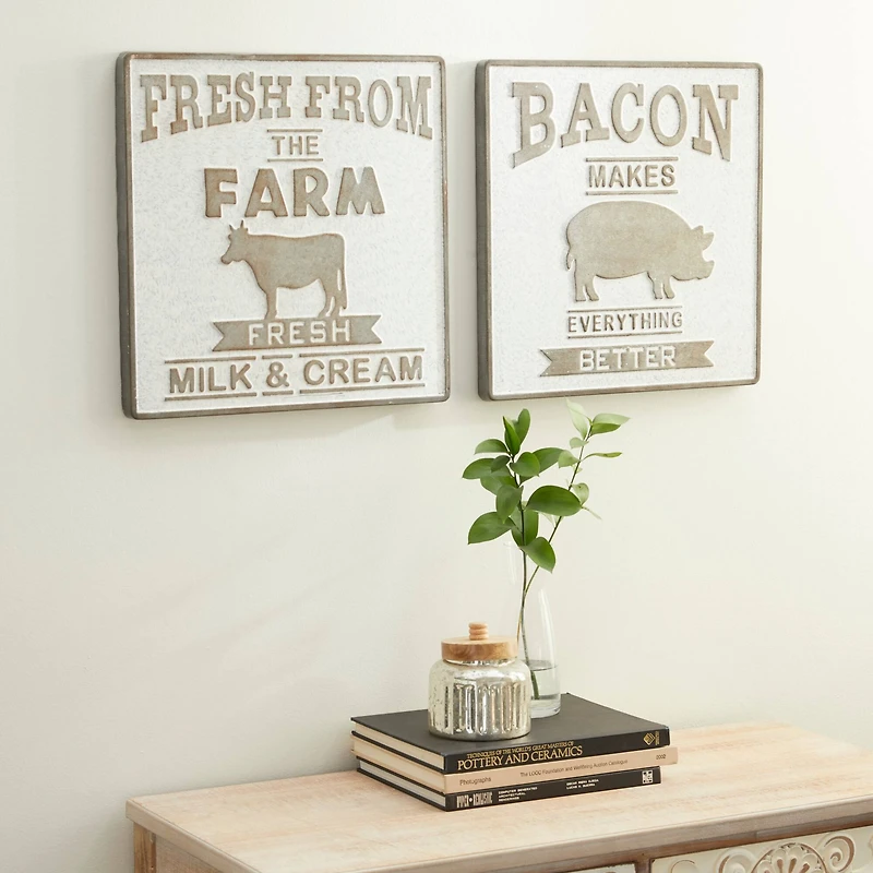 16" Farmhouse Wall Sign Set
