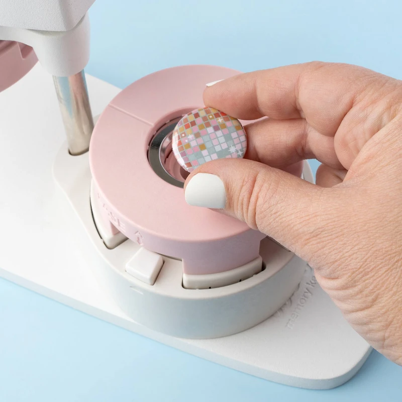 We R Memory Keepers® Button Press™ Bobby Pin Backers Kit, Makes 5