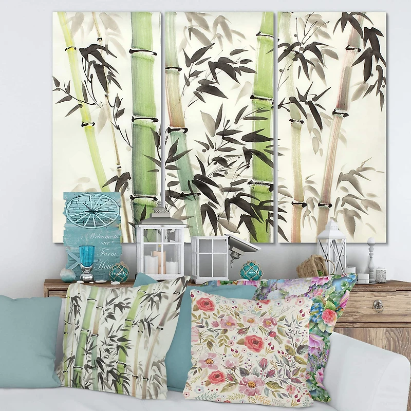 Designart - Bamboo Branches In The Forest II