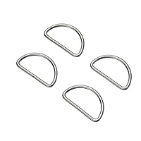 44mm Rhodium D Rings, 8ct. by Bead Landing™