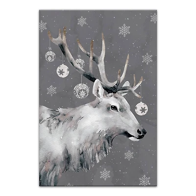 Christmas Reindeer Canvas Wall Art