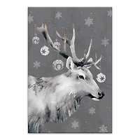 Christmas Reindeer Canvas Wall Art