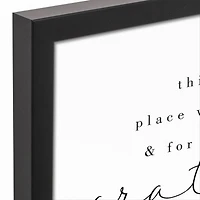 For this we are Grateful 11" x 14" Black Framed Canvas