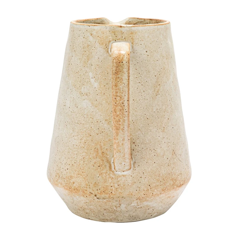 Hello Honey® 2.5qt. Cream Reactive Glaze Stoneware Pitcher