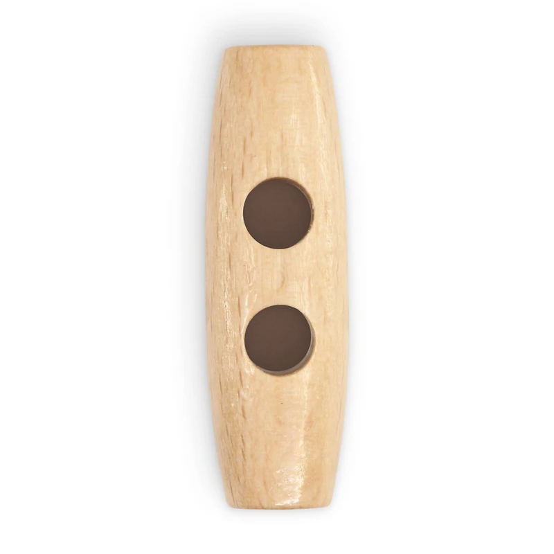 Dritz® 41mm Natural Sustainable Wood Toggle Button, 3ct.