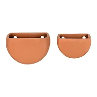 Hello Honey® Stoneware Wall Planters Set