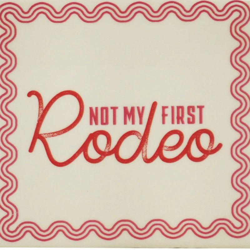 4.5" Rodeo Ceramic Block Tabletop Décor by Ashland®