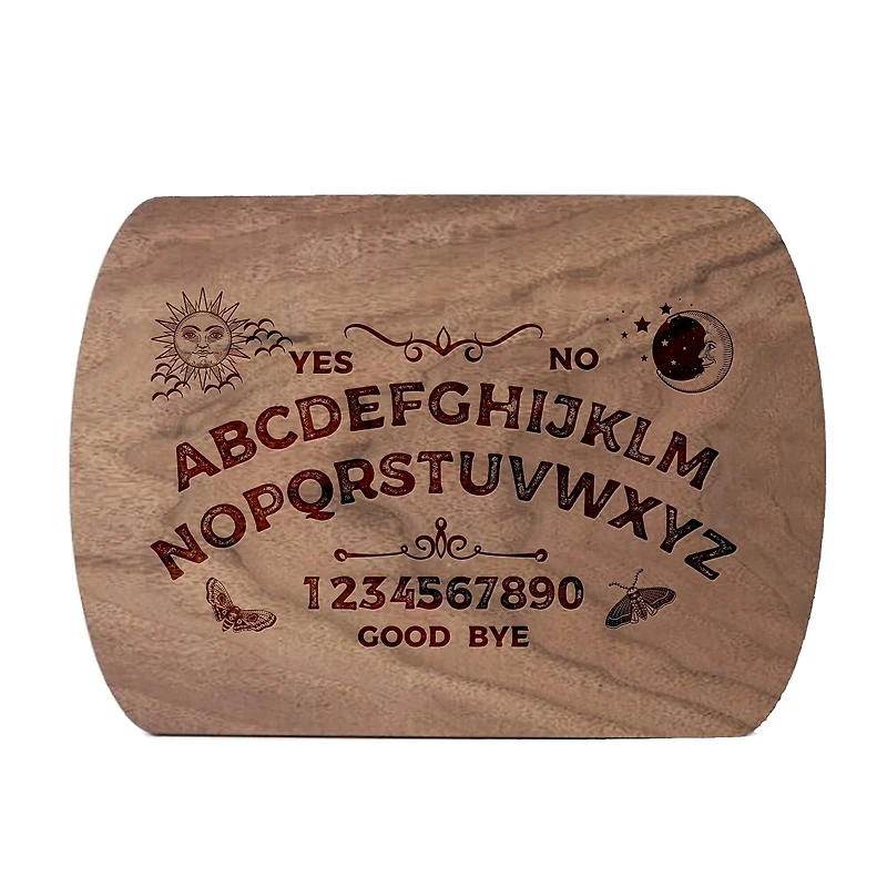 Ouija Board 8" x 11" Walnut Oval Cutting Board