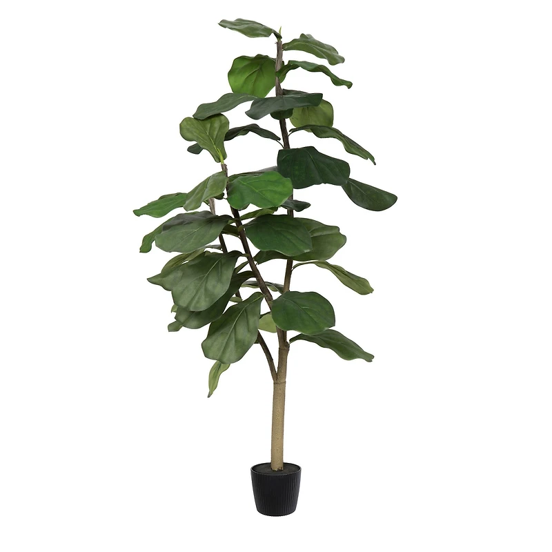 4ft. Potted Artificial Fiddle Tree