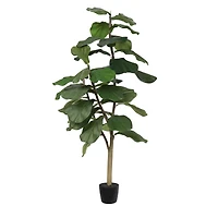 4ft. Potted Artificial Fiddle Tree