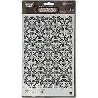 Prima® Marketing Swirly Florals Stencil