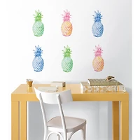 WallPops Pop Pineapples Wall Art Kit