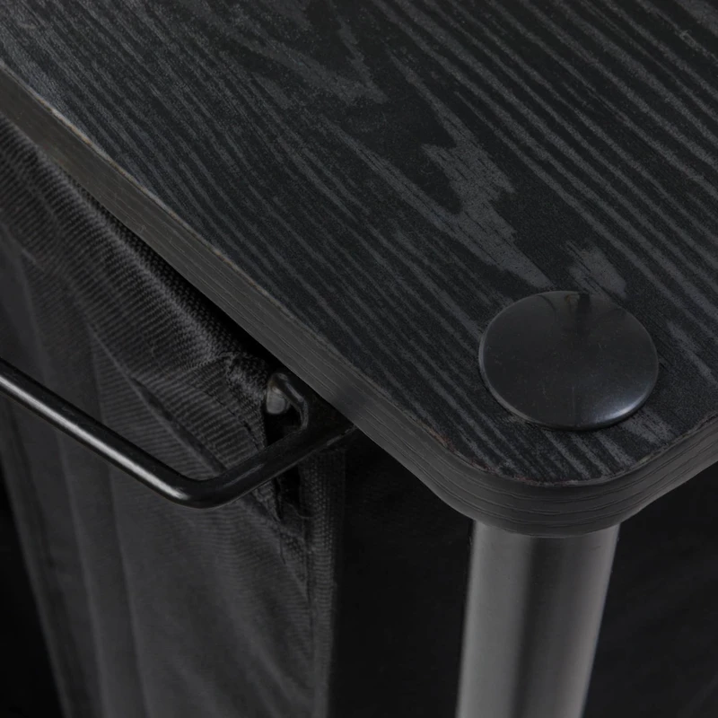 Household Essentials 3-Bag Laundry Sorter with Laminate Shelving