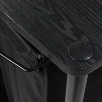 Household Essentials 3-Bag Laundry Sorter with Laminate Shelving