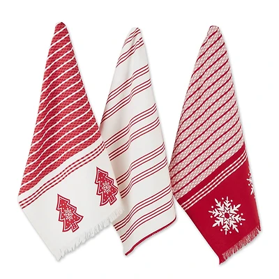 DII® Assorted Nordic Tree Dishtowel Set