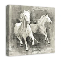 Running Horses 20" x 20" Canvas Wall Art