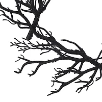 20" Black Glitter Twig Wreath by Ashland®