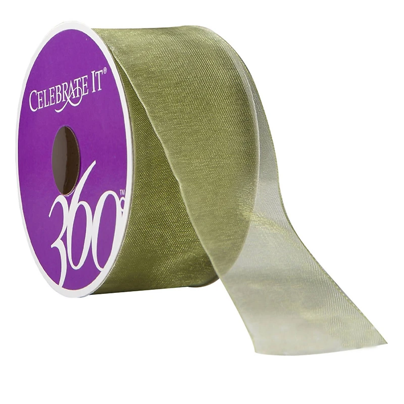 12 Pack: 1.5" Sheer Ribbon by Celebrate It® 360°™