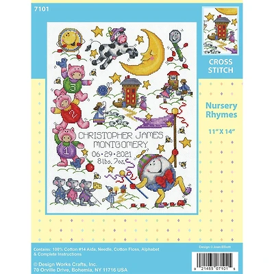 Design Works™ Nursery Rhymes Counted Cross Stitch Kit