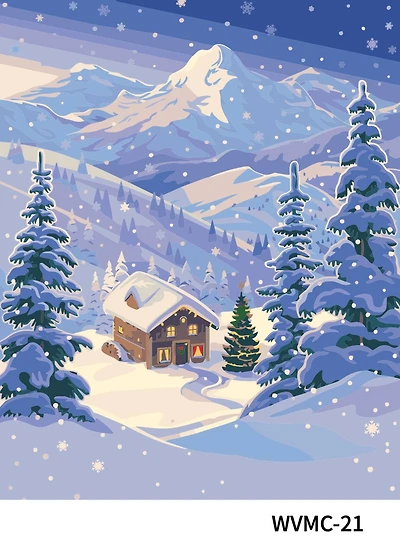 16" x 20" Winter Cabin Paint-by-Number Kit by Artist's Loft™