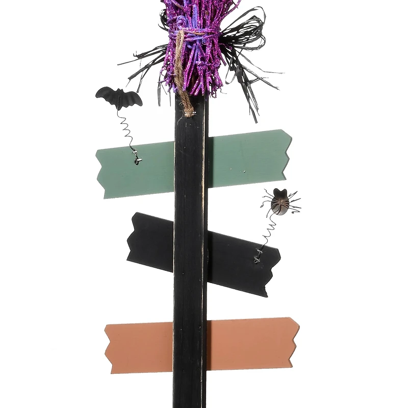 33" Witch’s Broom Garden Stake