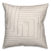 Mod Geo Lines Indoor/Outdoor Pillow