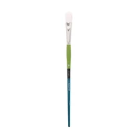 Princeton™ Snap!™ Series 9800 White Taklon Long Handle Filbert Brush