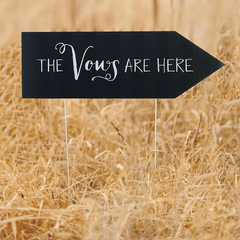 Hortense B. Hewitt Co.™ Vows are Here Yard Sign