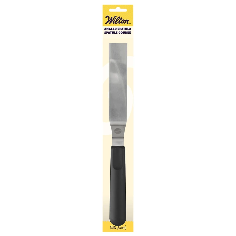 Wilton™ 13" Angled Icing Spatula with Black Handle