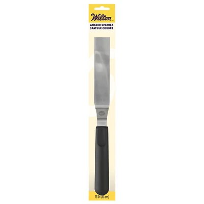 Wilton™ 13" Angled Icing Spatula with Black Handle