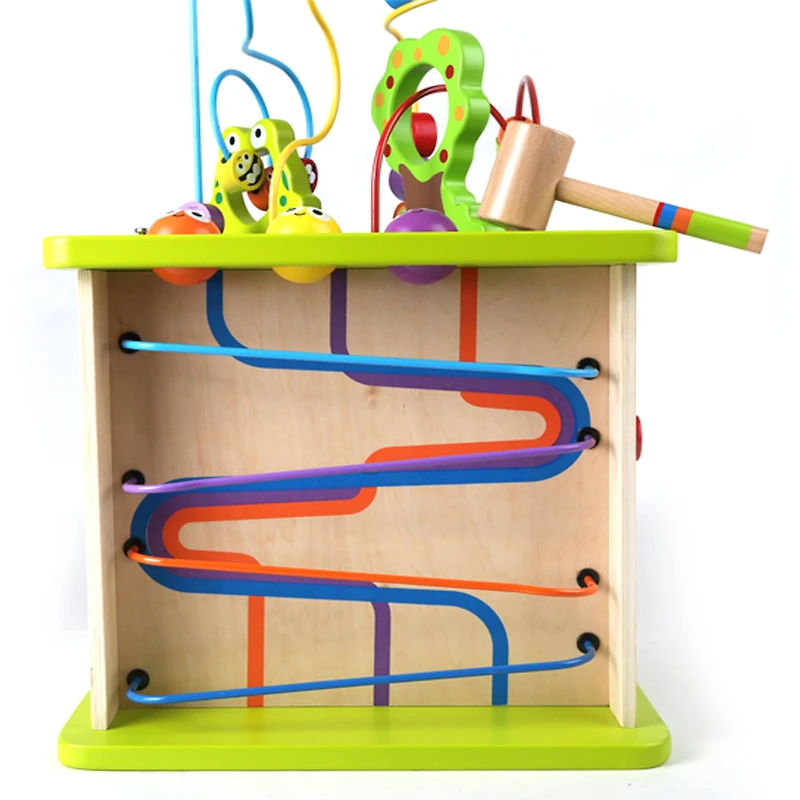 Hape Country Critters Wooded 5-Sided Play Cube