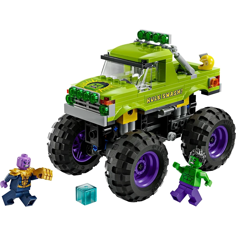 LEGO® Marvel The Hulk Truck vs. Thanos Super Hero Building Toy Vehicle 76312