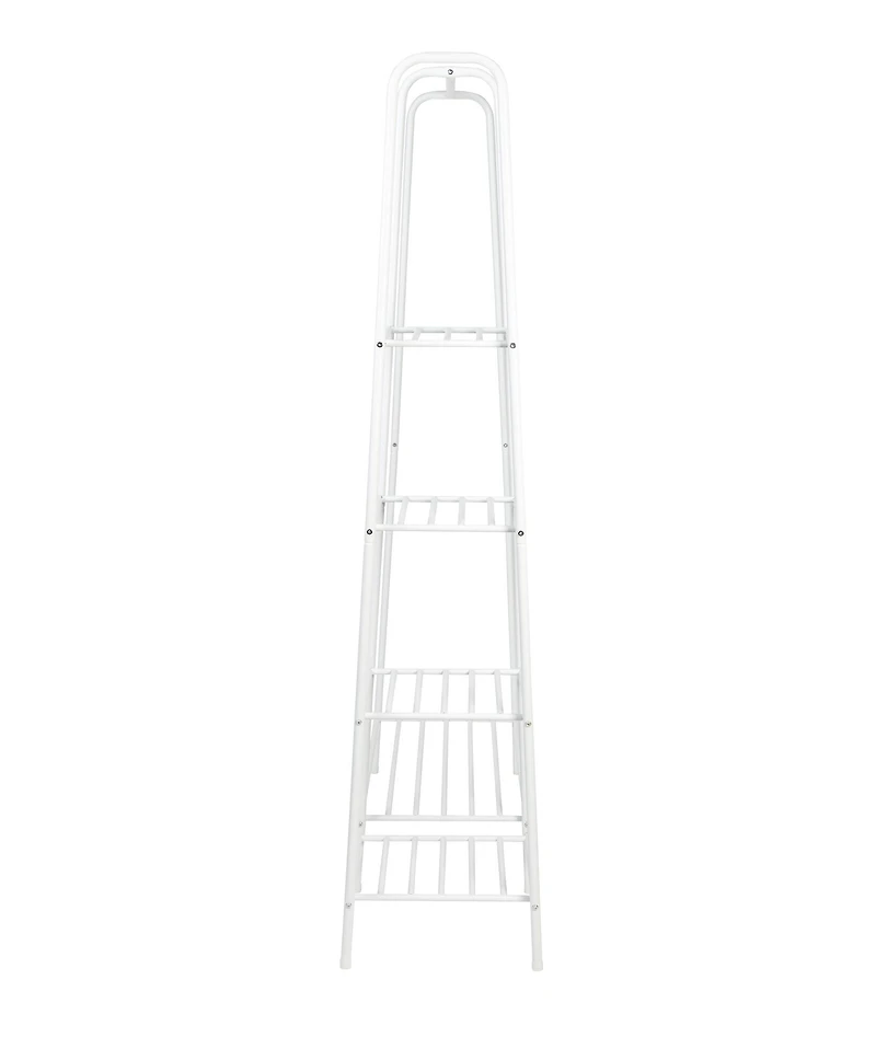 Honey Can Do Matte White Freestanding Closet