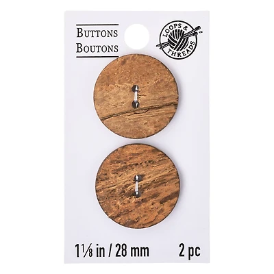 24 Packs: 2 ct. (48 total) Blumenthal Lansing Small Coconut Buttons