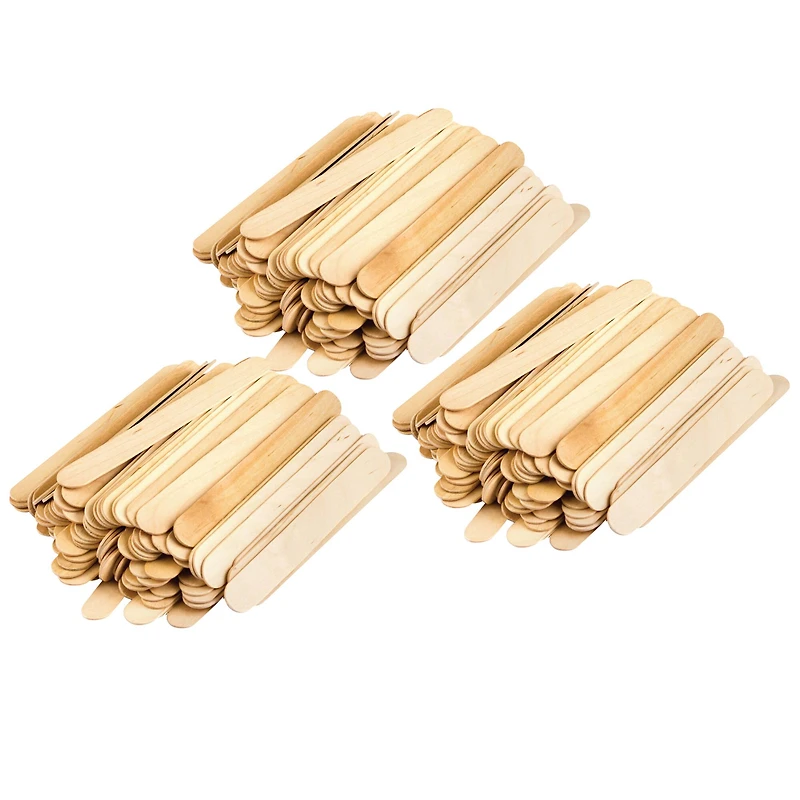 Teacher Created Resources STEM Basics Jumbo Craft Sticks, 3 packs of 200